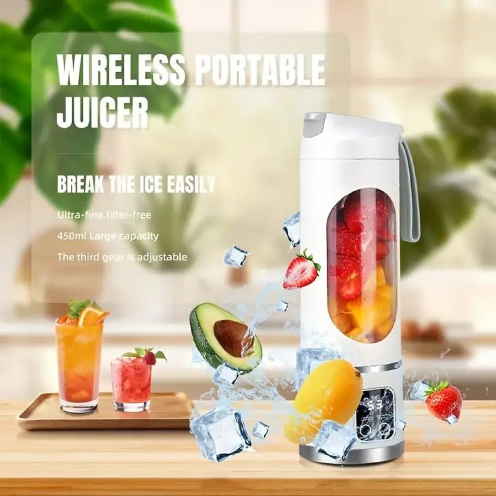 Portable Usb Juicer 10 Blade Usb-JuicerBottle Electric Usb Juice Maker Mixer Bottle Blender Grinder Mixer