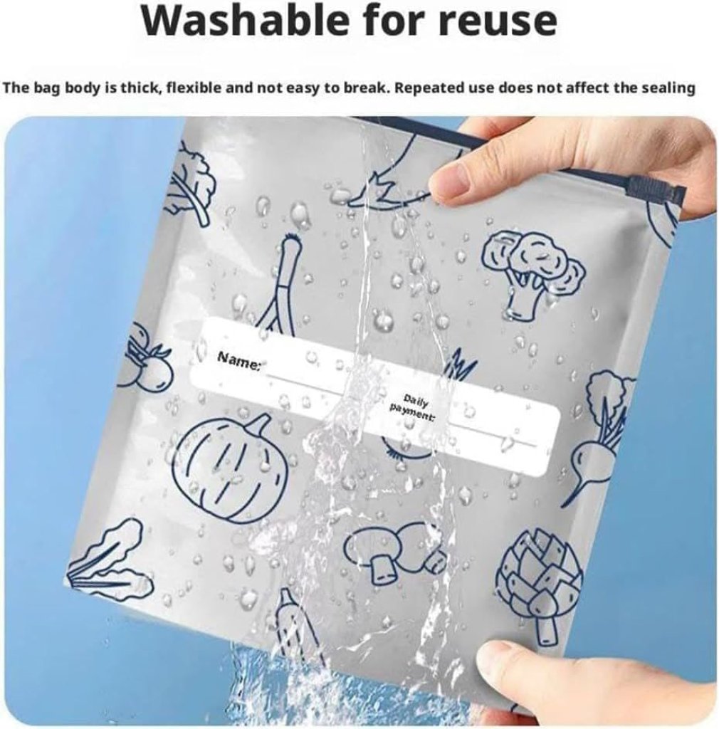 Reusable Aluminum Foil Food Storage Bags