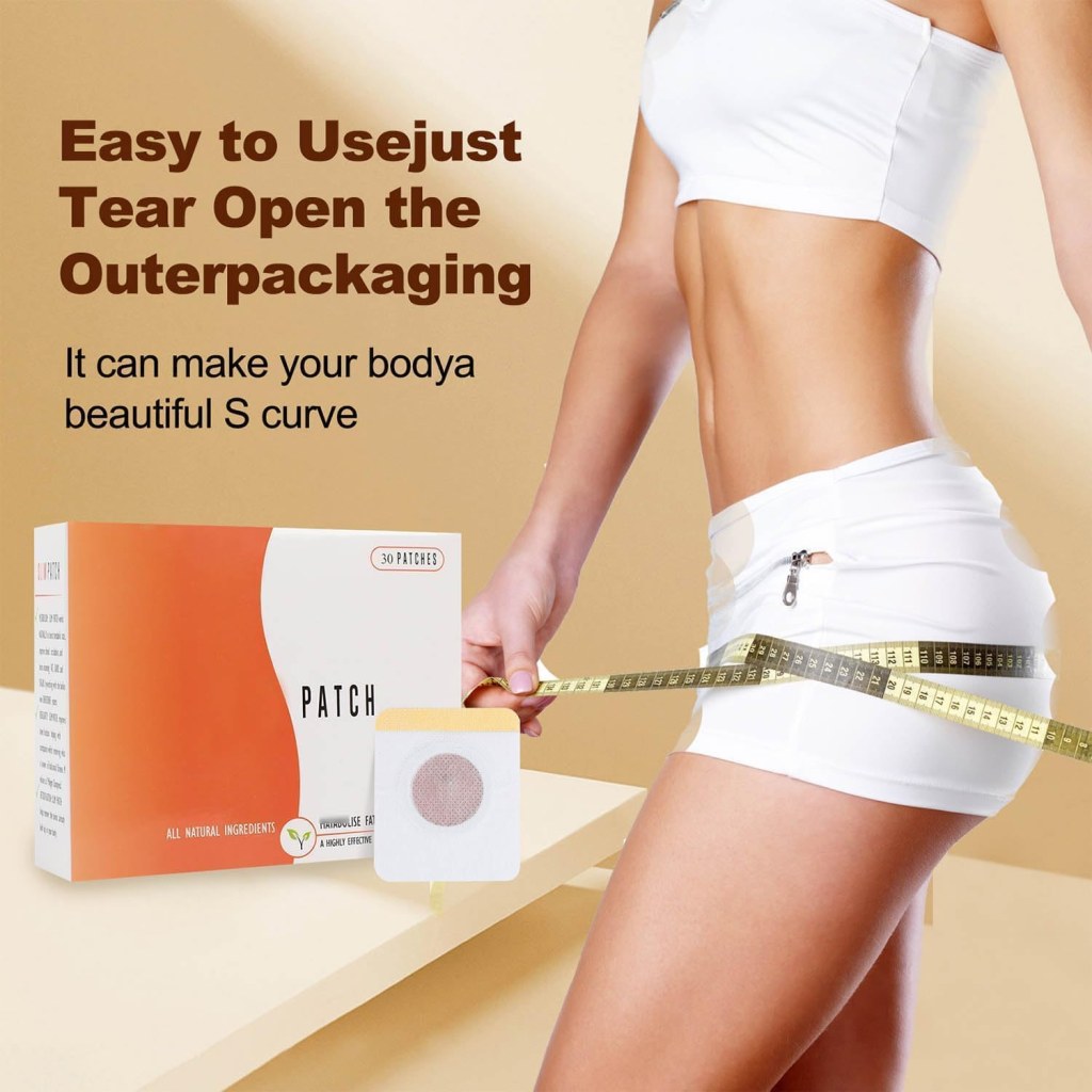 Slimming Navel Sticker Patches for Weight Management – 10 Pcs +10 pcs Extra Herbal Navel Patches, Waterproof & Sweatproof Belly Stickers for Convenient Daily Use