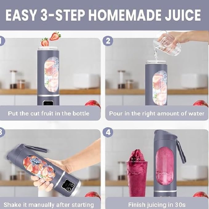 Portable Usb Juicer 10 Blade Usb-JuicerBottle Electric Usb Juice Maker Mixer Bottle Blender Grinder Mixer