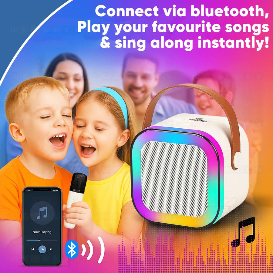 Rechargeable Karaoke Mic with Speaker