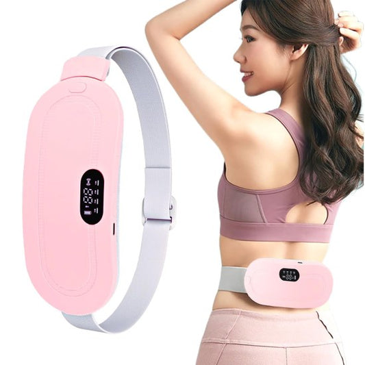 Portable Cordless Heating Pad for Menstrual Cramps Relief, New Heating Pad For Period Cramps With 33-Speed Temperature Adjustment and 4-Speed Massage Modes
