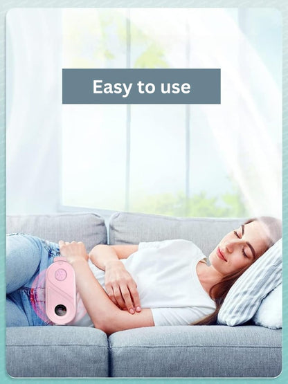 Portable Cordless Heating Pad for Menstrual Cramps Relief, New Heating Pad For Period Cramps With 33-Speed Temperature Adjustment and 4-Speed Massage Modes