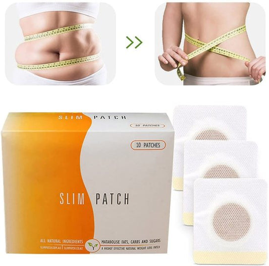 Slimming Navel Sticker Patches for Weight Management – 10 Pcs +10 pcs Extra Herbal Navel Patches, Waterproof & Sweatproof Belly Stickers for Convenient Daily Use