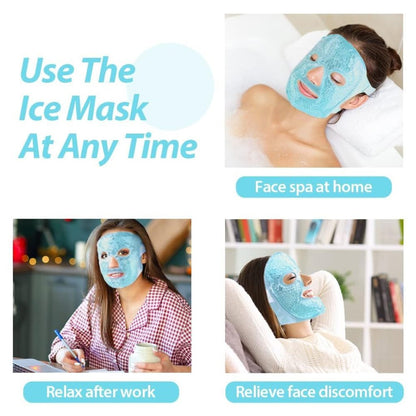 Ice Gel Face Mask – Hot & Cold Reusable Cooling Face Mask