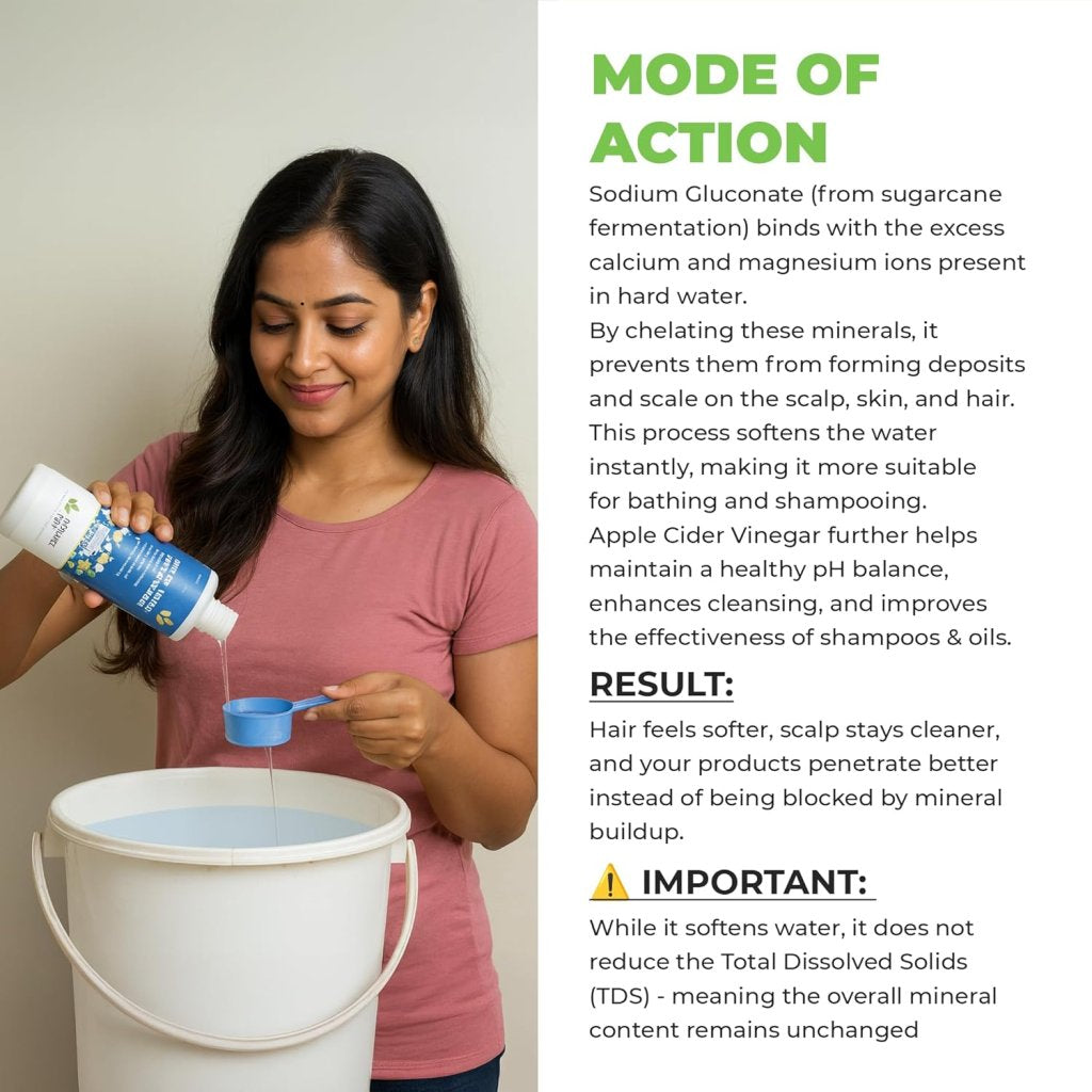 Avimee Herbal Instant Water Softener | Makes Your Water Hair & Skin Friendly | Reduces Hair Fall & Skin Itching
