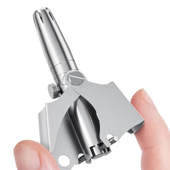 Manual Nose Hair Trimmer – Stainless Steel Precision Grooming Tool