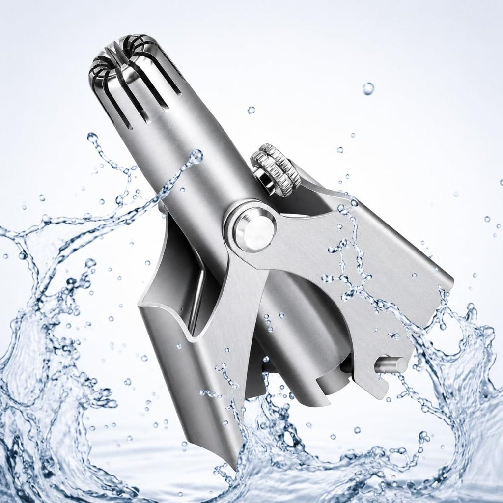 Manual Nose Hair Trimmer – Stainless Steel Precision Grooming Tool