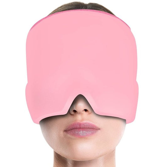 Migraine Ice Head Wrap Relief Cap – Hot & Cold Therapy Headache Hat