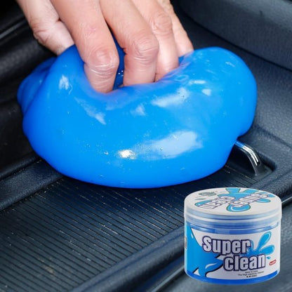Super Clean Magic Cleaning Gel 170g, Universal Car Interior Cleaner for AC Vents, Dashboard, Keyboard, PC, Laptop, Mobile Phone & Electronic Gadgets – Dust Removal Cleaning Putty, Blue