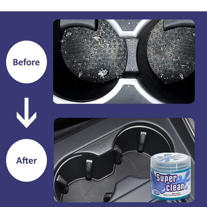Super Clean Magic Cleaning Gel 170g, Universal Car Interior Cleaner for AC Vents, Dashboard, Keyboard, PC, Laptop, Mobile Phone & Electronic Gadgets – Dust Removal Cleaning Putty, Blue