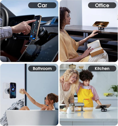 360° Magnetic Vacuum Car Phone Holder
